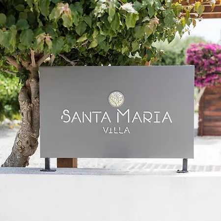 Santa Maria Private Pool & Sea View 빌라 아판토우
